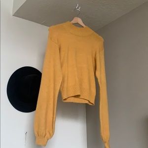 Bell sleeved turtle neck